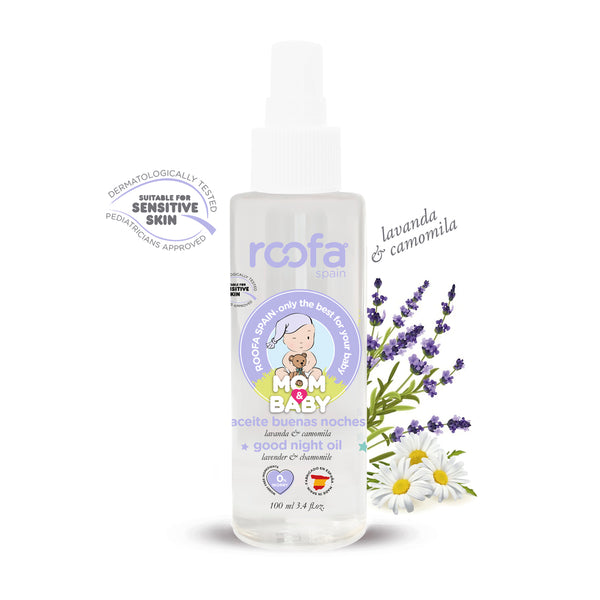 Roofa Spain Mom & Baby Good Night Oil 100ml | Lavender & Chamomile