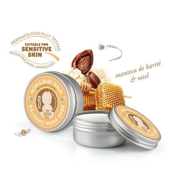Roofa Spain Mom & Baby Balm 50ml | Shea Butter & Honey | Sensitive Skin
